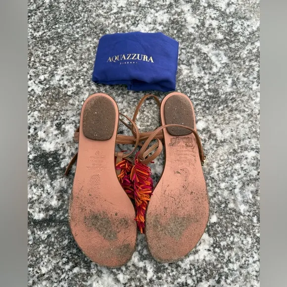 Aquazzura wild thing flat sandals