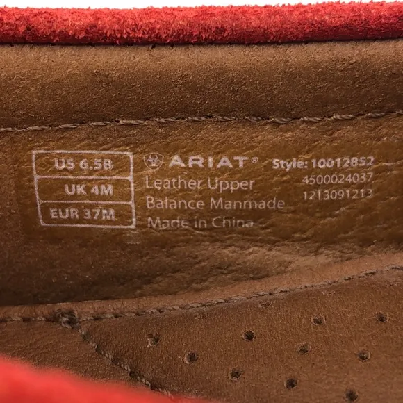 Ariat Free Rein Driving Moccasin Loafers 6.5B