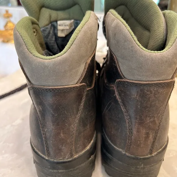Asolo Gore-Tex Boots - Dark Brown Leather, Olive Insulated Liner, Sz 8.5