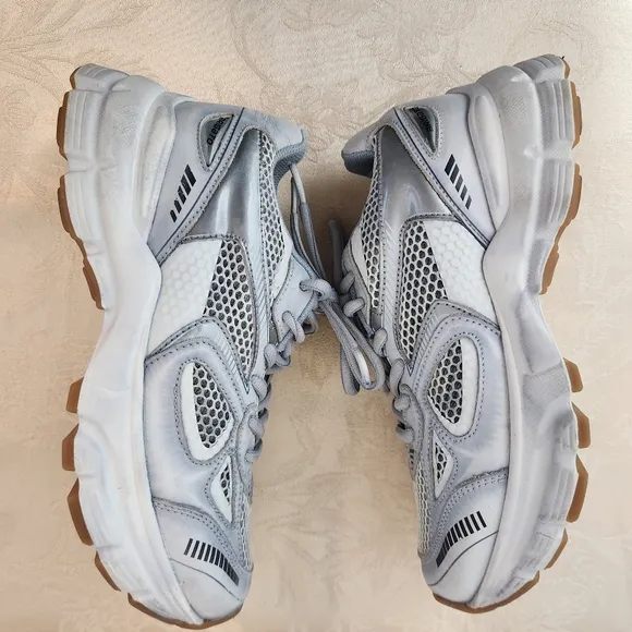 Axel Arigato Marathon Dip-Dye Athletic Chunky Gray Sneakers Size 6