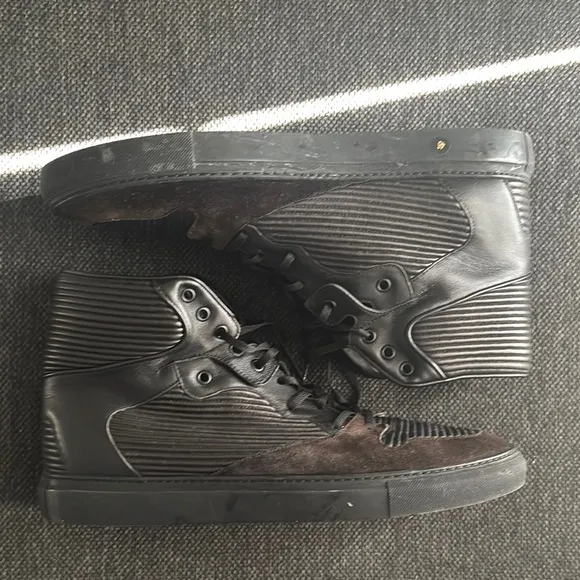 Balenciaga High-Top Sneakers with Textured Design