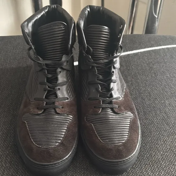 Balenciaga High-Top Sneakers with Textured Design