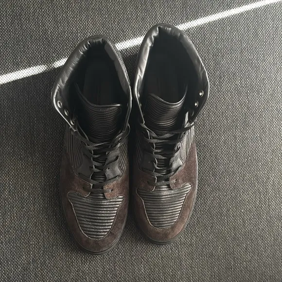 Balenciaga High-Top Sneakers with Textured Design