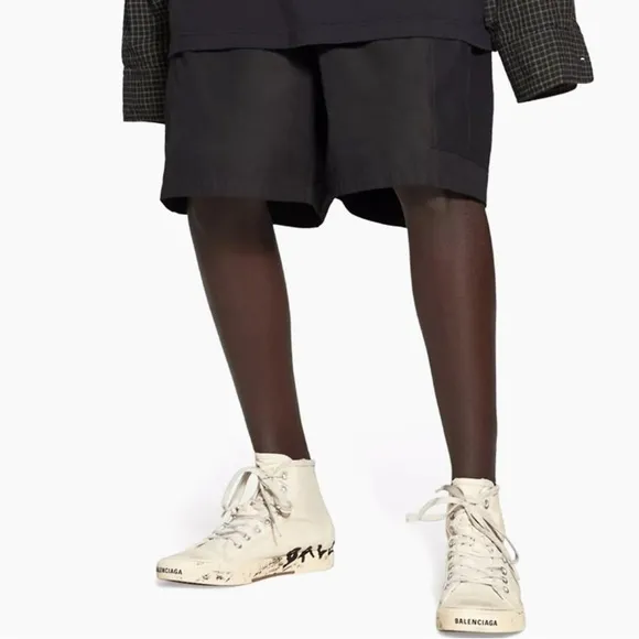 Balenciaga Paris High Top Graffiti Sneakers