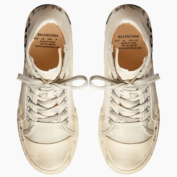 Balenciaga Paris High Top Graffiti Sneakers