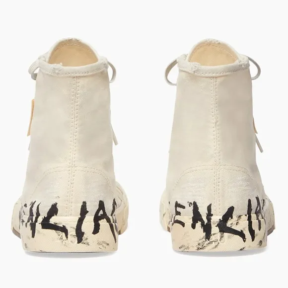 Balenciaga Paris High Top Graffiti Sneakers
