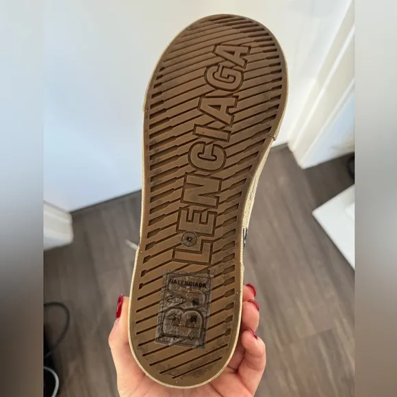 Balenciaga Paris High Top Graffiti Sneakers