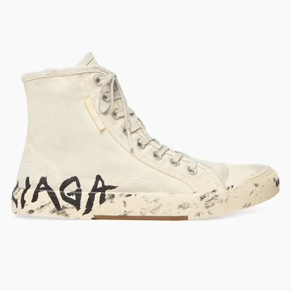 Balenciaga Paris High Top Graffiti Sneakers