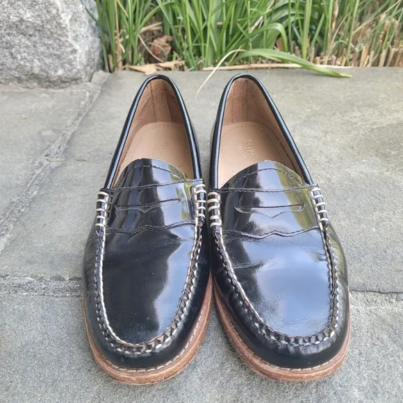 Bass Weejuns Whitney Patent Leather Penny Loafers