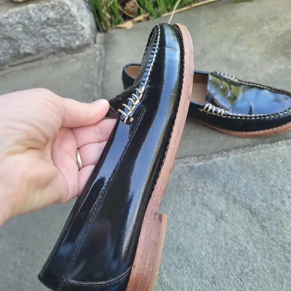 Bass Weejuns Whitney Patent Leather Penny Loafers