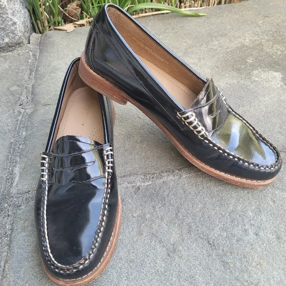 Bass Weejuns Whitney Patent Leather Penny Loafers