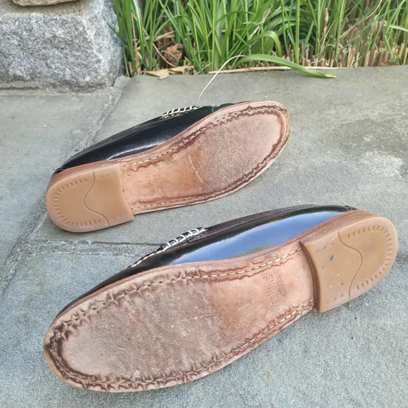 Bass Weejuns Whitney Patent Leather Penny Loafers