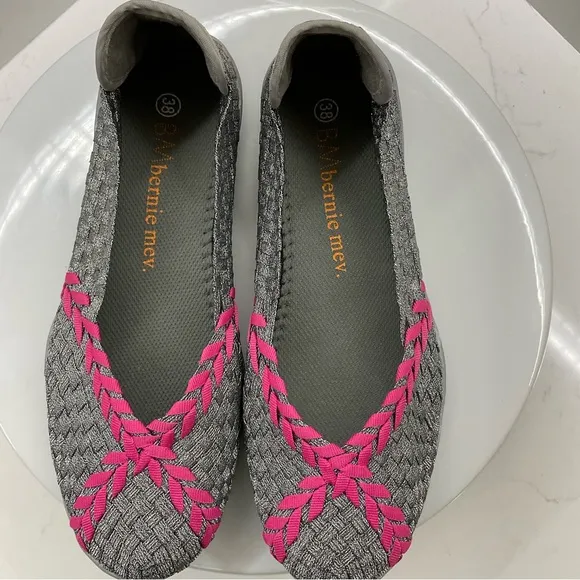 Bernie Mev Women's Braided Catwalk Ballet Flats Size 7.5 (38)
