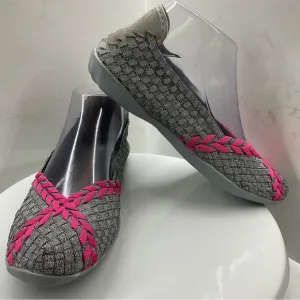 Bernie Mev Women's Braided Catwalk Ballet Flats Size 7.5 (38)