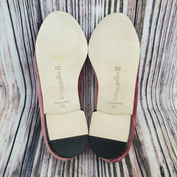 Bettye Muller Pink Regency Velvet Classic Loafers New Size 7