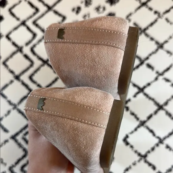 Birdies Pink Suede Flats - Women’s Pointed Toe Leather Loafers - US Size 7.5 EUC