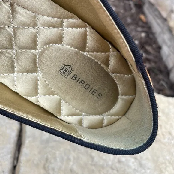 Birdies The Starling in Cheetah Ballet Flats Slippers Size 8