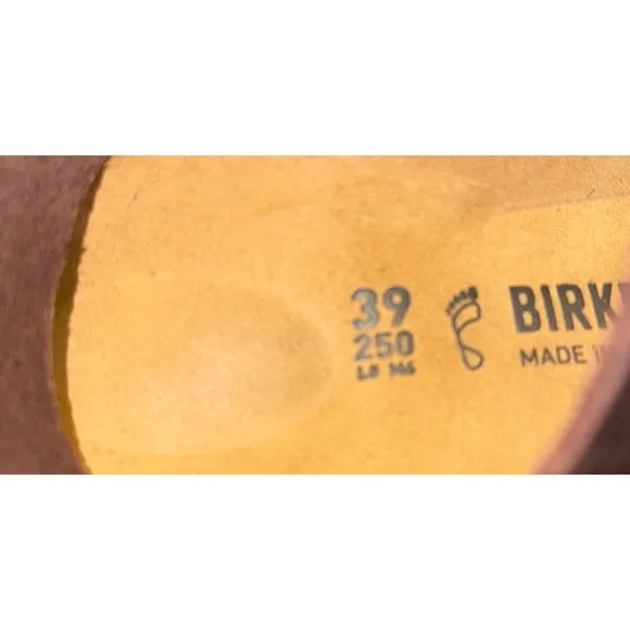 Birkenstock Women's Yara Habana Oiled Leather Flat Sandals Size 8 NWOT