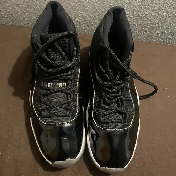 Black and Blue High-Top Sneakers Retro 11 Space Jam men size 13