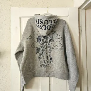 boohooMAN Men's Oversized Hoodie and Baggy Wide-Leg Sweat Pants Set Size Large