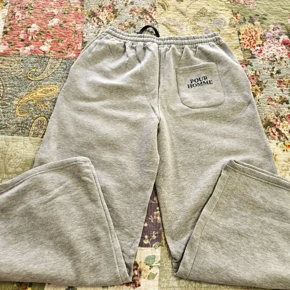 boohooMAN Men's Oversized Hoodie and Baggy Wide-Leg Sweat Pants Set Size Large