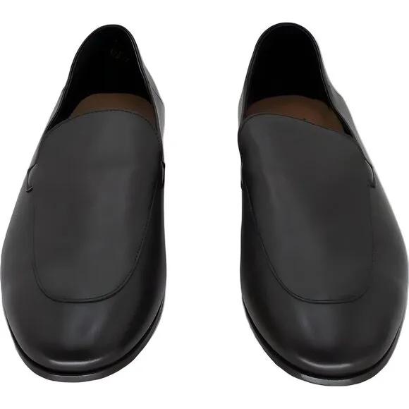 BOSS Men's Soho Dark Brown Leather Loafers Size US 11 UK 10 Excellent Condition