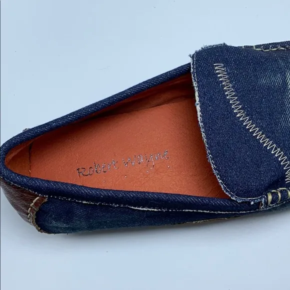 💗BRAND NEW DENIM ROBERT WAYNE FLATS