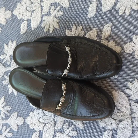 Brighton made in Italy Leather Slide Loafers