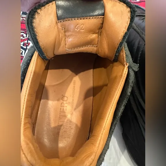 Buttero Leather Padded Lace-up Sneakers