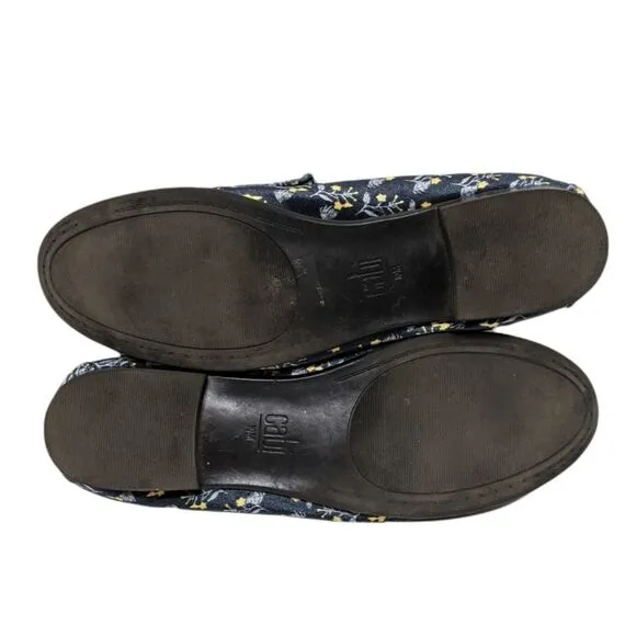 CABI Carnaby Floral Velvet Horsebit Loafers 10