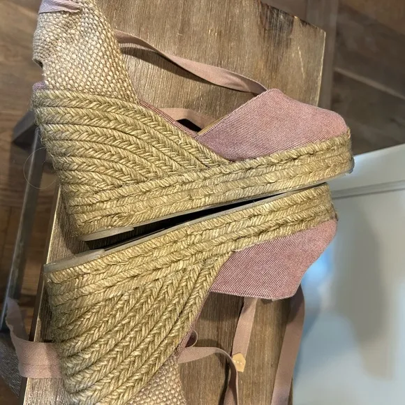 CASTAÑER Chiara 80 Wedge Espadrilles in Canvas Size US 7.5 8 EU 38 Brand new