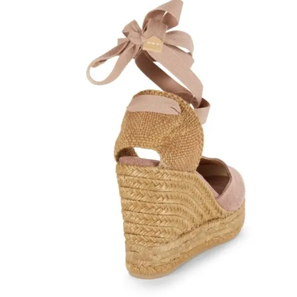 CASTAÑER Chiara 80 Wedge Espadrilles in Canvas Size US 7.5 8 EU 38 Brand new
