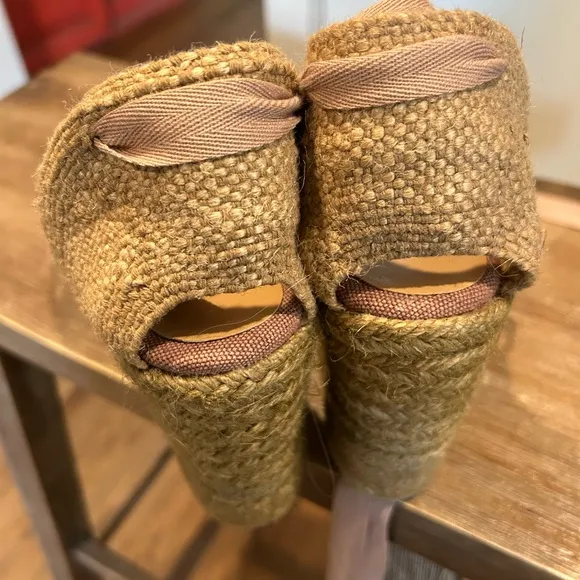 CASTAÑER Chiara 80 Wedge Espadrilles in Canvas Size US 7.5 8 EU 38 Brand new