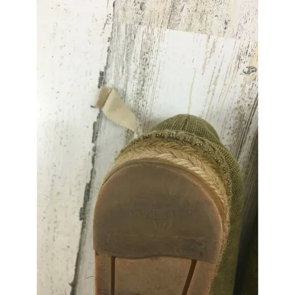 Castaner Womens Sz 39 US 8 Lace Up Sneaker Espadrilles Tennis Shoes