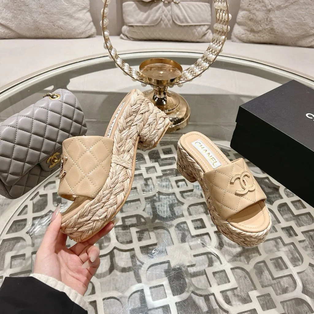 CC Espadrilles Platform Canvas
