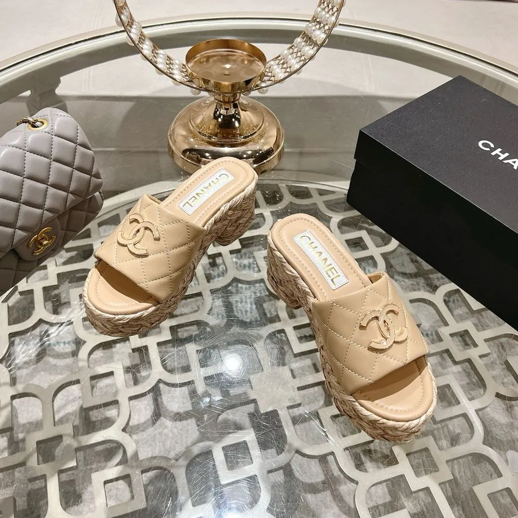 CC Espadrilles Platform Canvas
