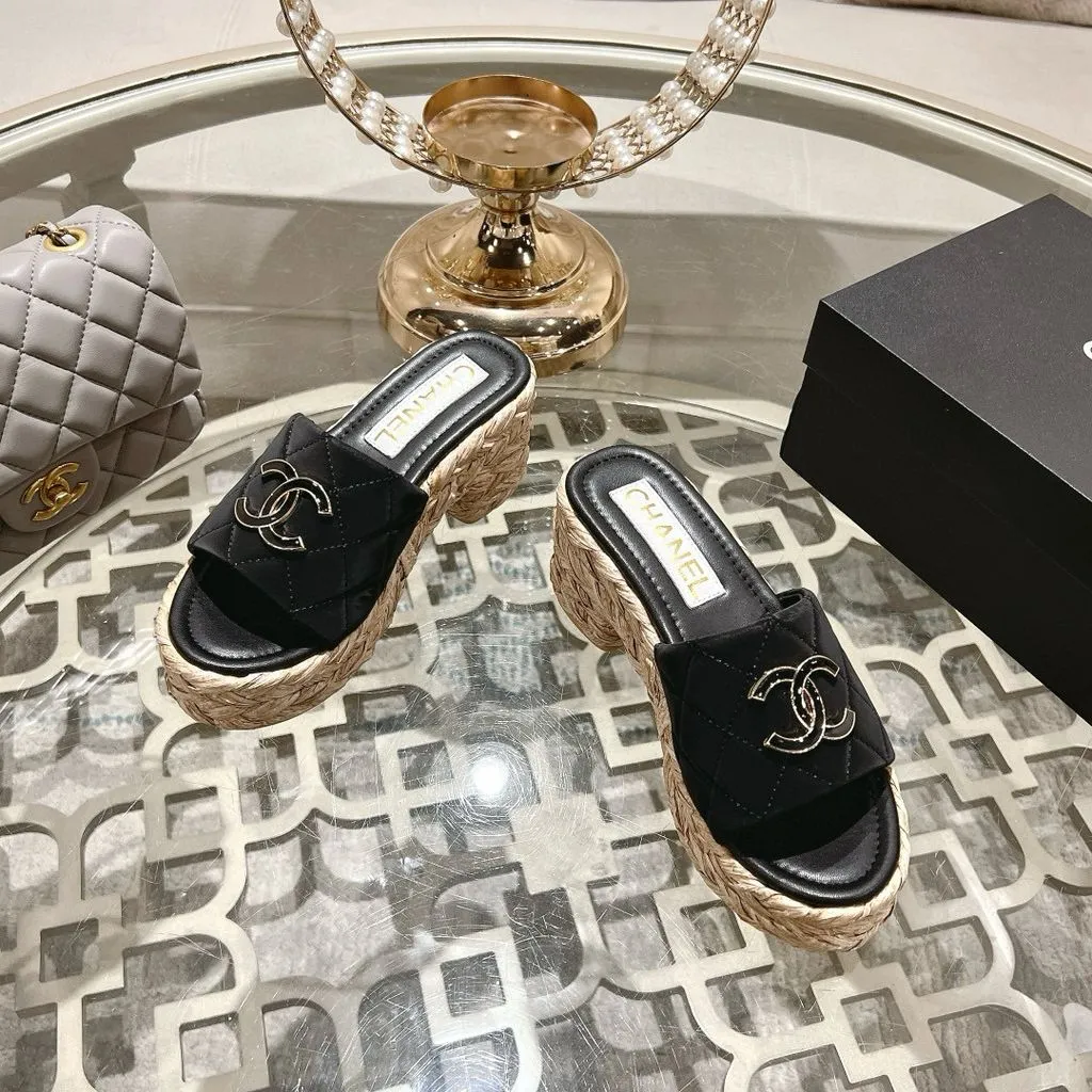 CC Espadrilles Platform Canvas