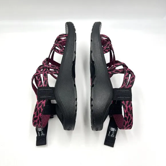 Chaco Womens ZCloud X2 Foliole Magenta Pink Black Sport Sandals Shoes