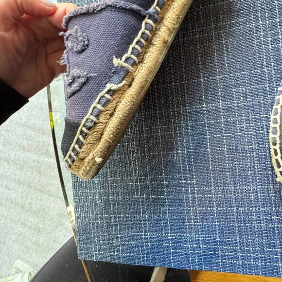 Chanel Dark Blue/Noir Espadrilles Size 36