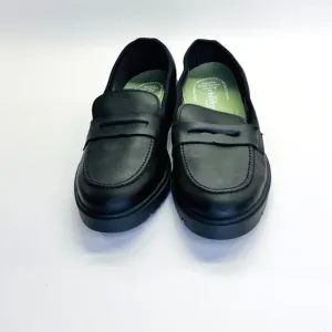 Childrenchic School Treated Leather Loafers Size 37 in  Black Classic