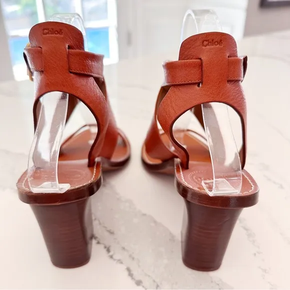 Chloé Virginia Strappy Block Heel Sandals