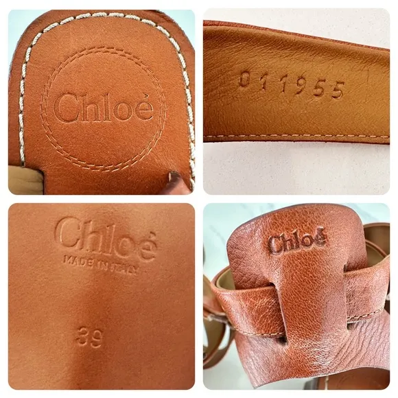 Chloé Virginia Strappy Block Heel Sandals