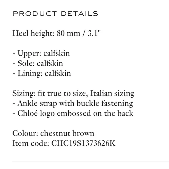 Chloé Virginia Strappy Block Heel Sandals