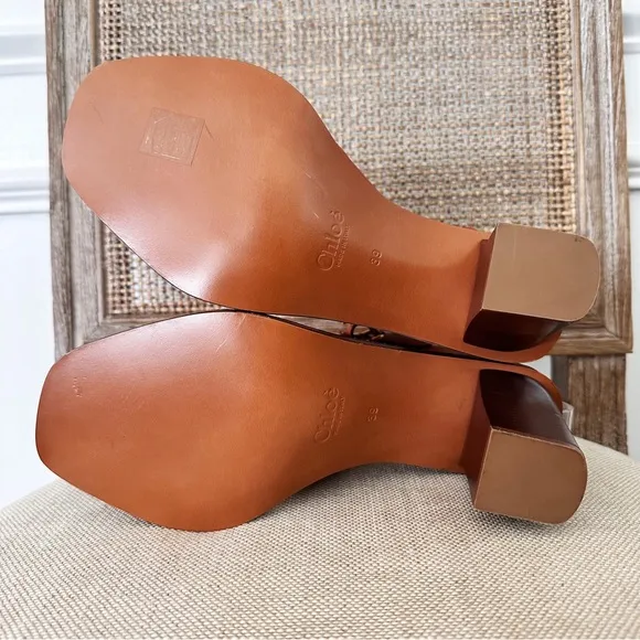 Chloé Virginia Strappy Block Heel Sandals