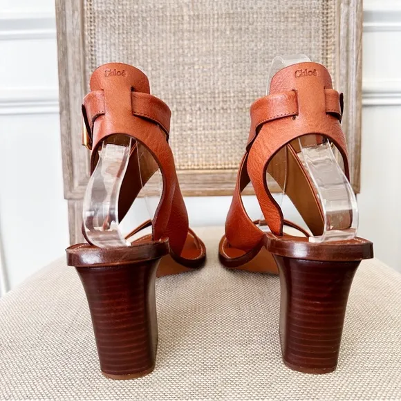 Chloé Virginia Strappy Block Heel Sandals