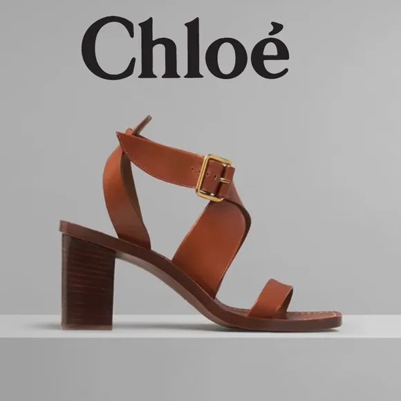 Chloé Virginia Strappy Block Heel Sandals
