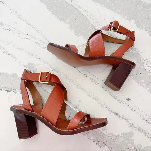 Chloé Virginia Strappy Block Heel Sandals