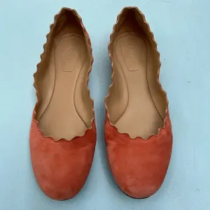 Chloe Lauren Scalloped Ballet Flats