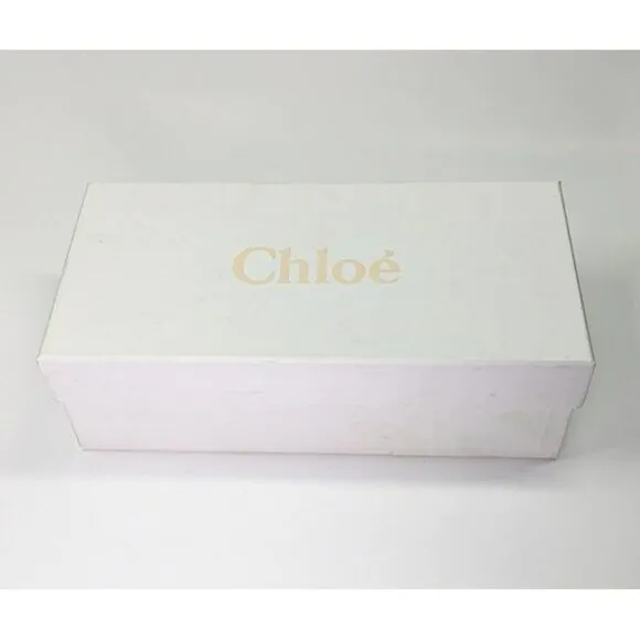 Chloe Women's Lauren Ballet Flats in Aquatic Blue Size 37.5 W (MSRP $550)
