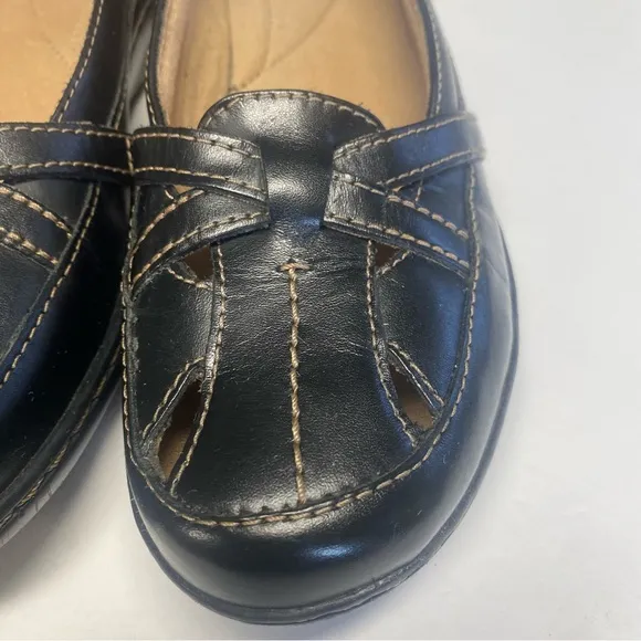 Clarks Comfy Preppy Women's Black Loafers Size 8